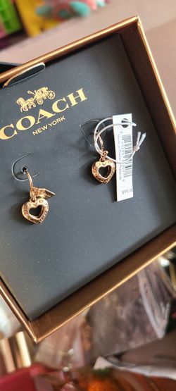 Heart Coach earrings