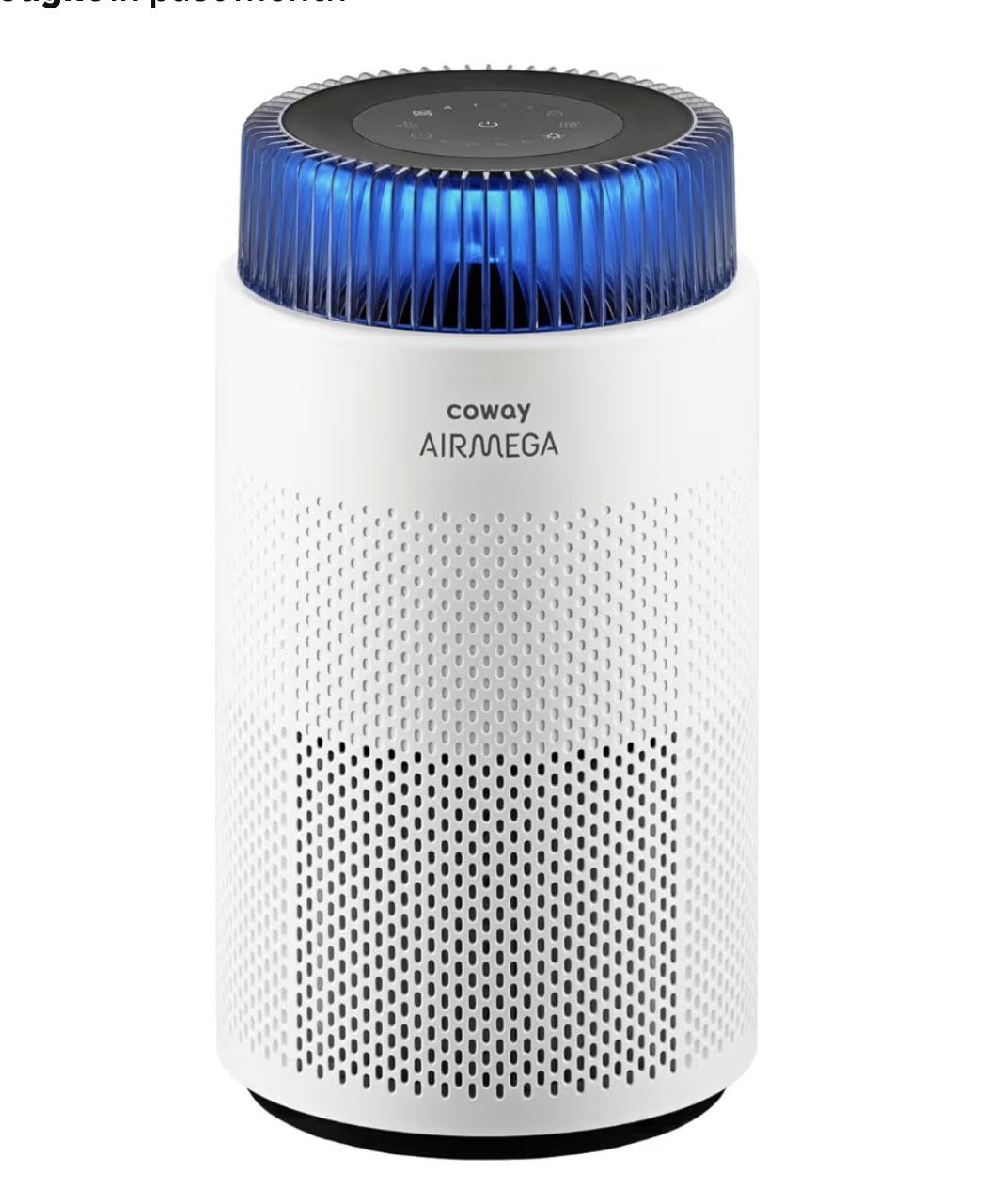 COWAY Air Purifiers for Bedroom Home up to 810 ft², True HEPA Filter for Smoke, Allergies, Pet Dander, Odor, AQI Monitor, Auto&Sleep Mode, Timer, Filt