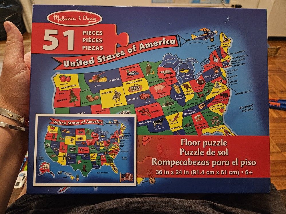 51 Big Size United States Puzzle