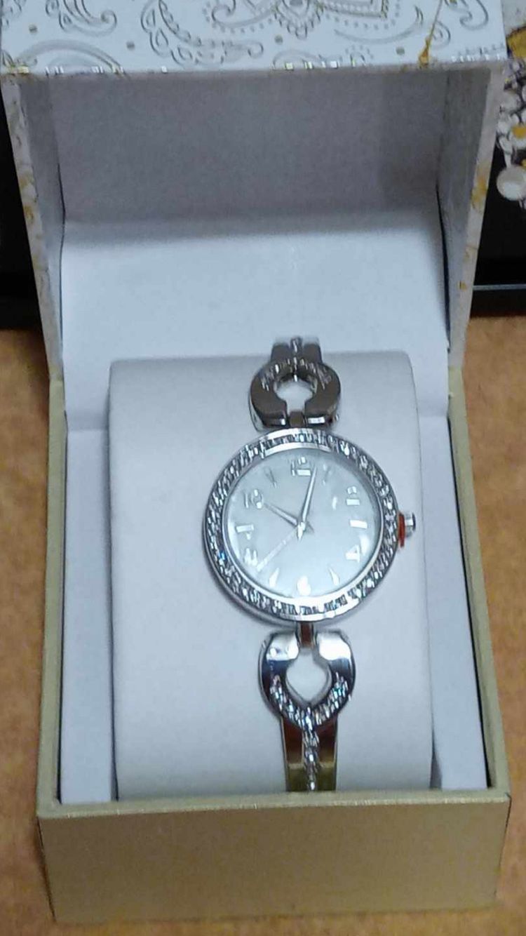 Ladies Silver bracelet Watch