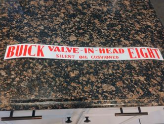 1937 Buick Valve Cover Decal