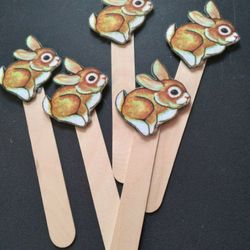 Bunny Stick Puppets-Teacher Supplies