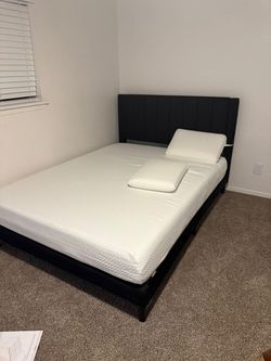 Queen size frame plus mattress