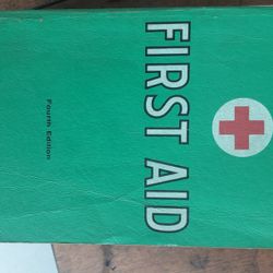 Vintage Red Cross First Aid Book