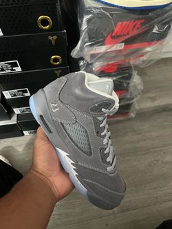 nike air jordan 5 wolf grey size 10/10.5/11.5/12 deadstock ds brand new og all included