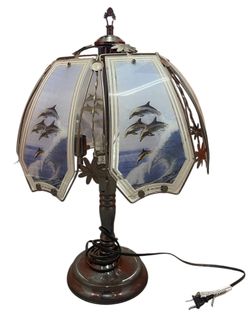 Dolphin Vintage Touch Lamp