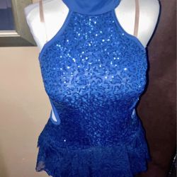 Mock Neck Sequin Dress MA