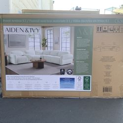 Monroe 6-piece Fabric Power Reclining Sectional with Power Headrests