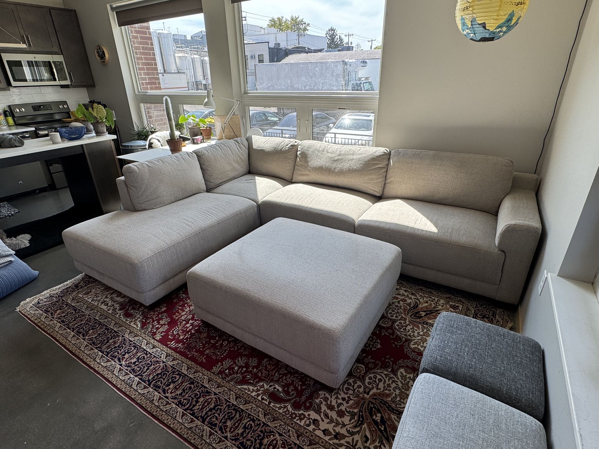 Large L-Shaped Couch