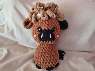 CROCHETED HIGHLAND COW!