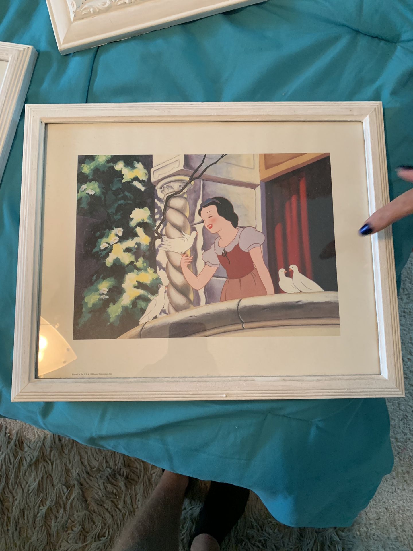 Framed Disney Snow White Print