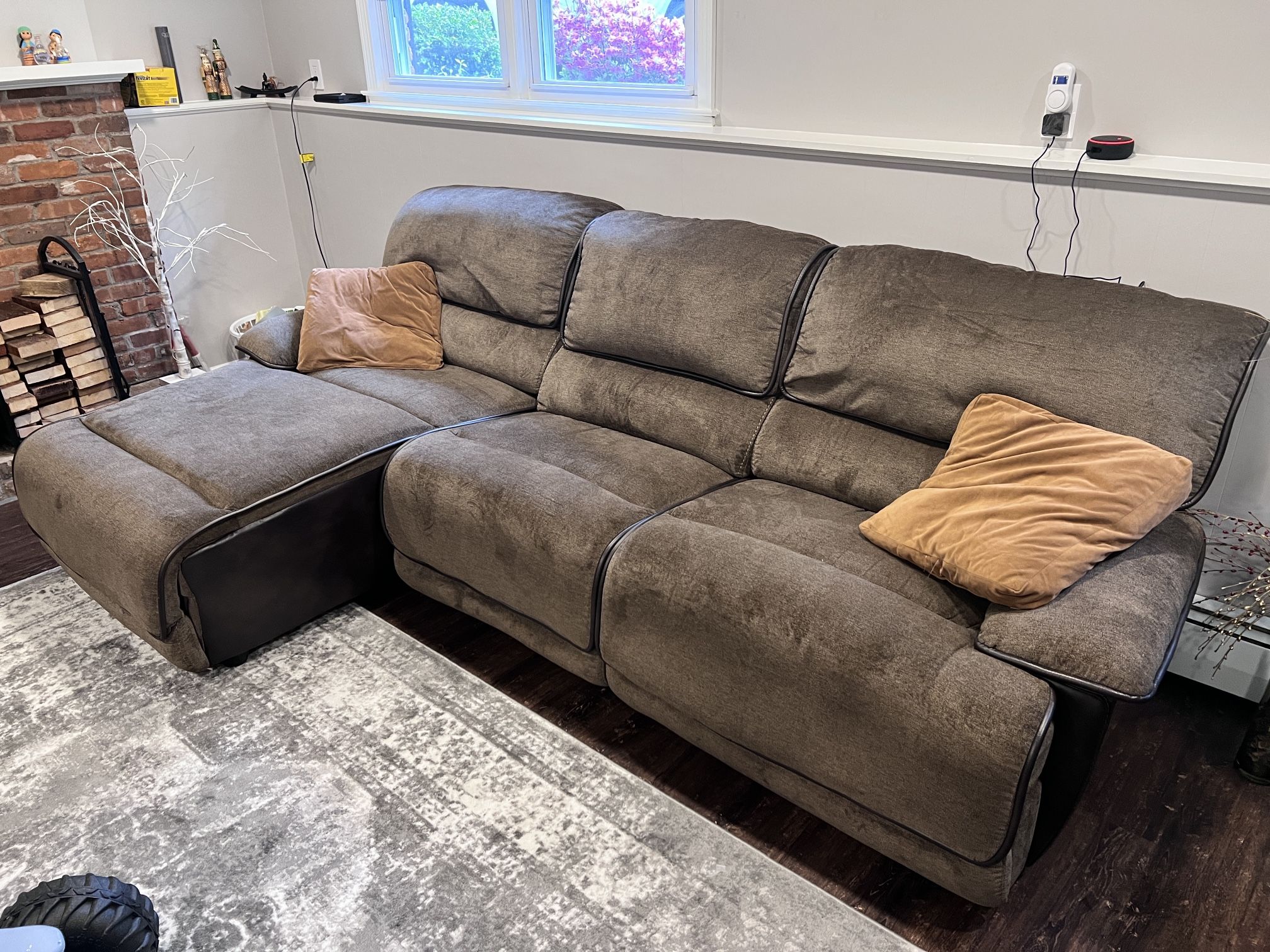 Bob’s Furniture Recliner L Shape Couch