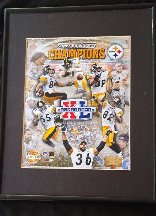 Pittsburgh Steelers•2006 Limited Edition Championship Plaque•#2605 of 5k  Made• for Sale in Bear Creek Village, PA - OfferUp