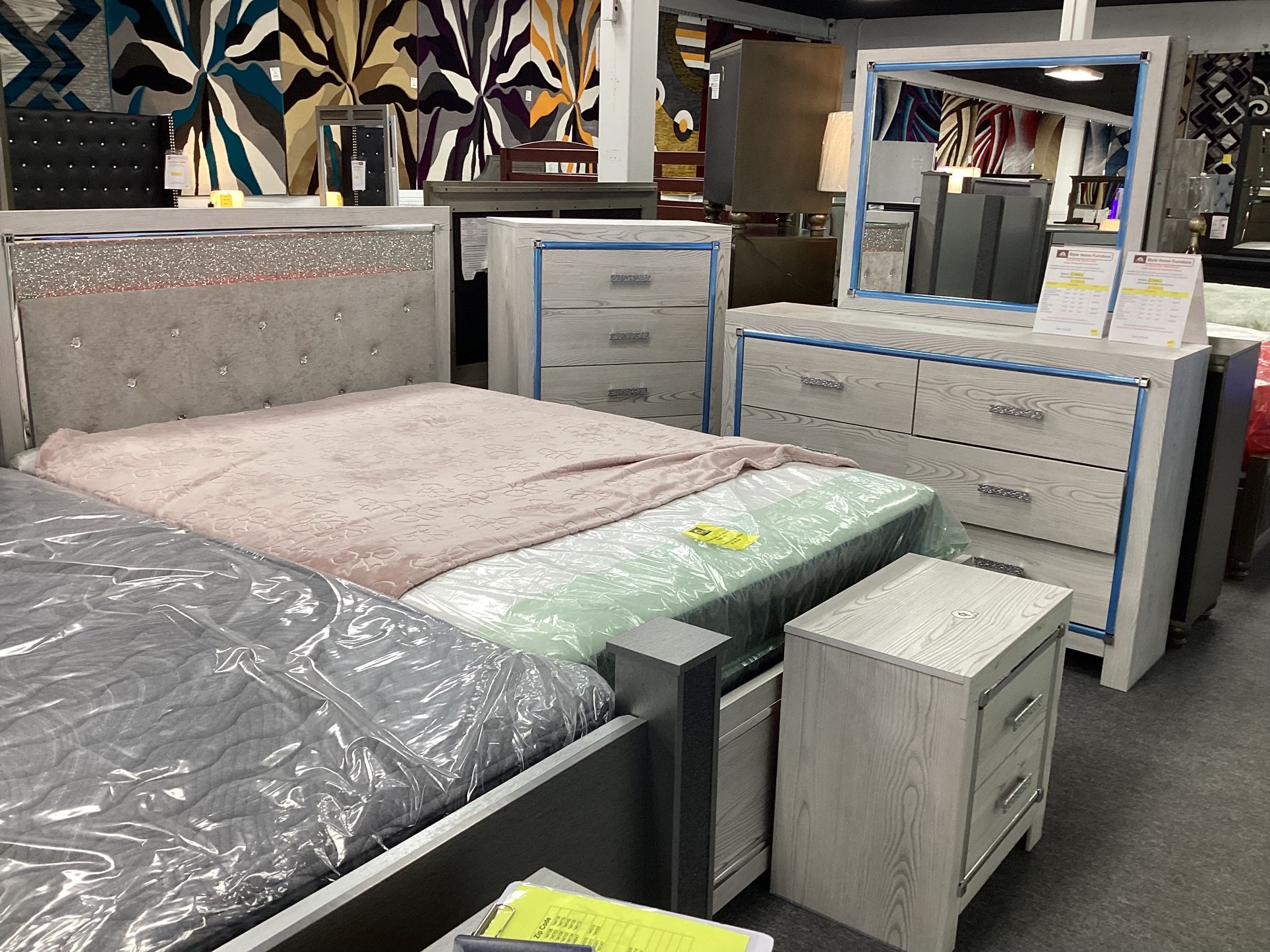 Queen Size Bed Frame Set $1,599.99