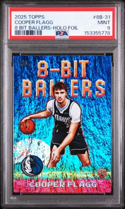 PSA graded 9 Cooper Flagg RC