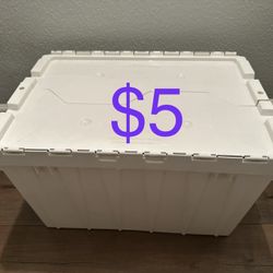White Storage Tote/Bin