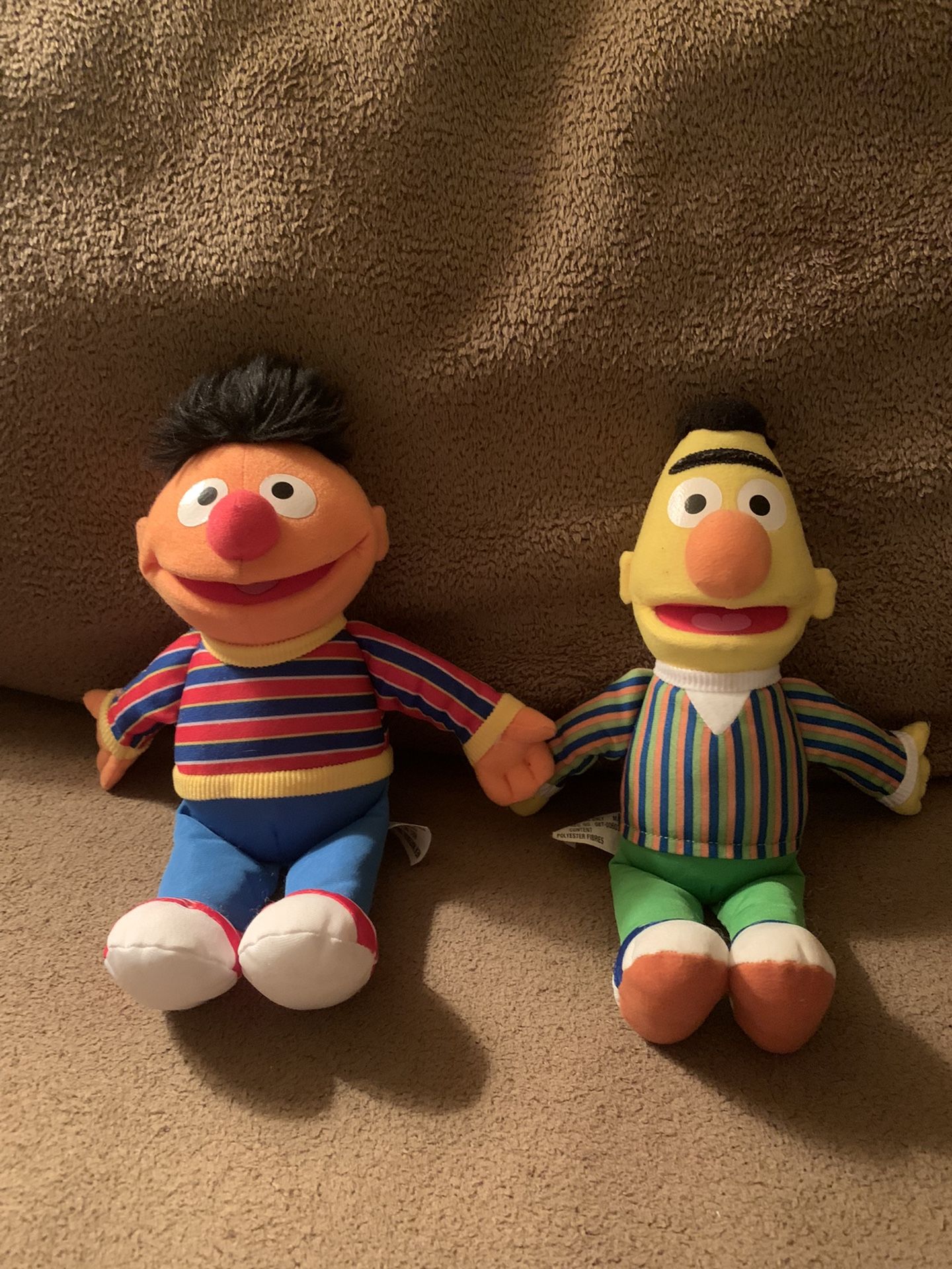 Hasbro Bert & Ernie Stuffed Dolls