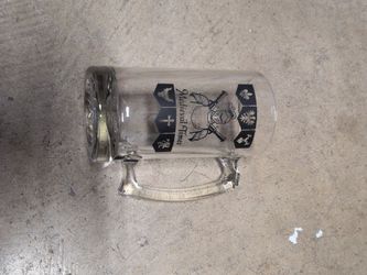 Medieval Times Glass Beer Stein Mug