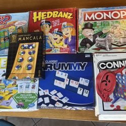 4 Board Games!! NEED GONE