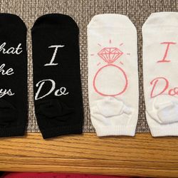 Bride and Groom Socks 