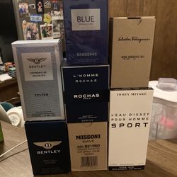 7 Variety Men's Colognes