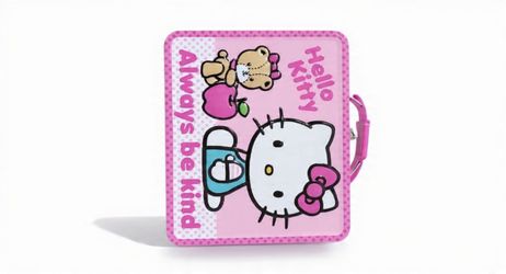 Hello Kitty "Always Be Kind" Metal Tin – Pink Collectible Storage Lunch Box