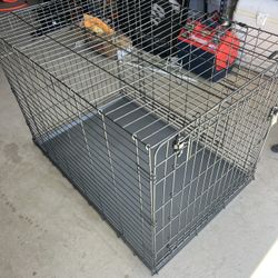 Dog kennel L/XL 42” W x 30” H x 27” D 