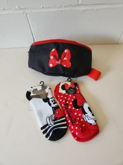 Disney. Fanny Pack And Socks Set.  NEW