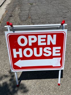 Open house signs