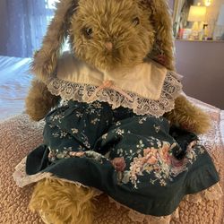 Vintage Stuffed Plush Bunny Rabbit 