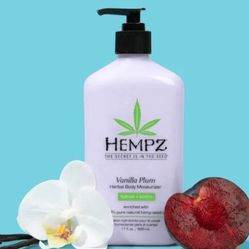Hempz Vanilla Plum Herbal Body Moisturizer 