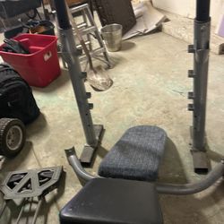 Benchpress Dumbbell Bench Adjustable Bench Bar An Weights
