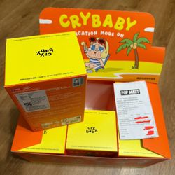 CRYBABY Vacation Mode On Series-Vinyl Plush Pendant Blind Box