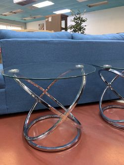 Glass Side table