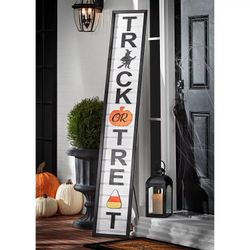 Trick Or Treat Halloween 72in Porch Sign