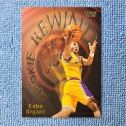 Kobe Bryant Fleer 97-98 Rookie Rewind # 3 of 10 Los Angeles Lakers 