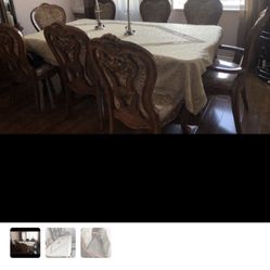 Dining Table With 8 Chairs