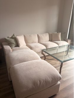 Sectional Couch with ottoman