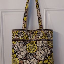 Vera Bradley Citron Shoulder Tote Bag-Retired Pattern (EUC)