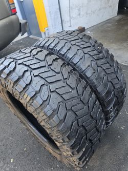 Only 2 used tires Lt37x12.50r22 Patriot Rugged Terrain $250.00