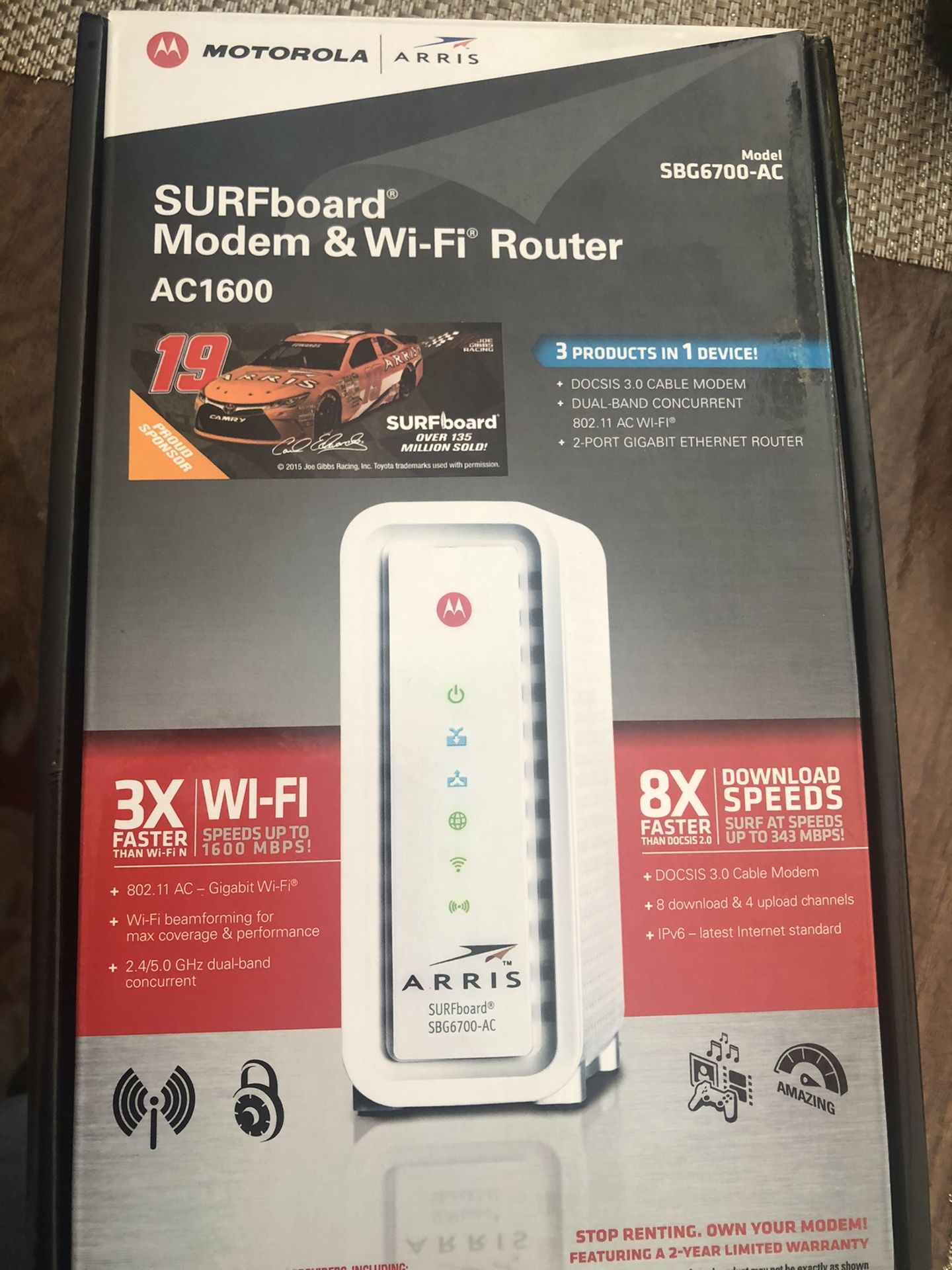 Modem & Wi -Fi Router