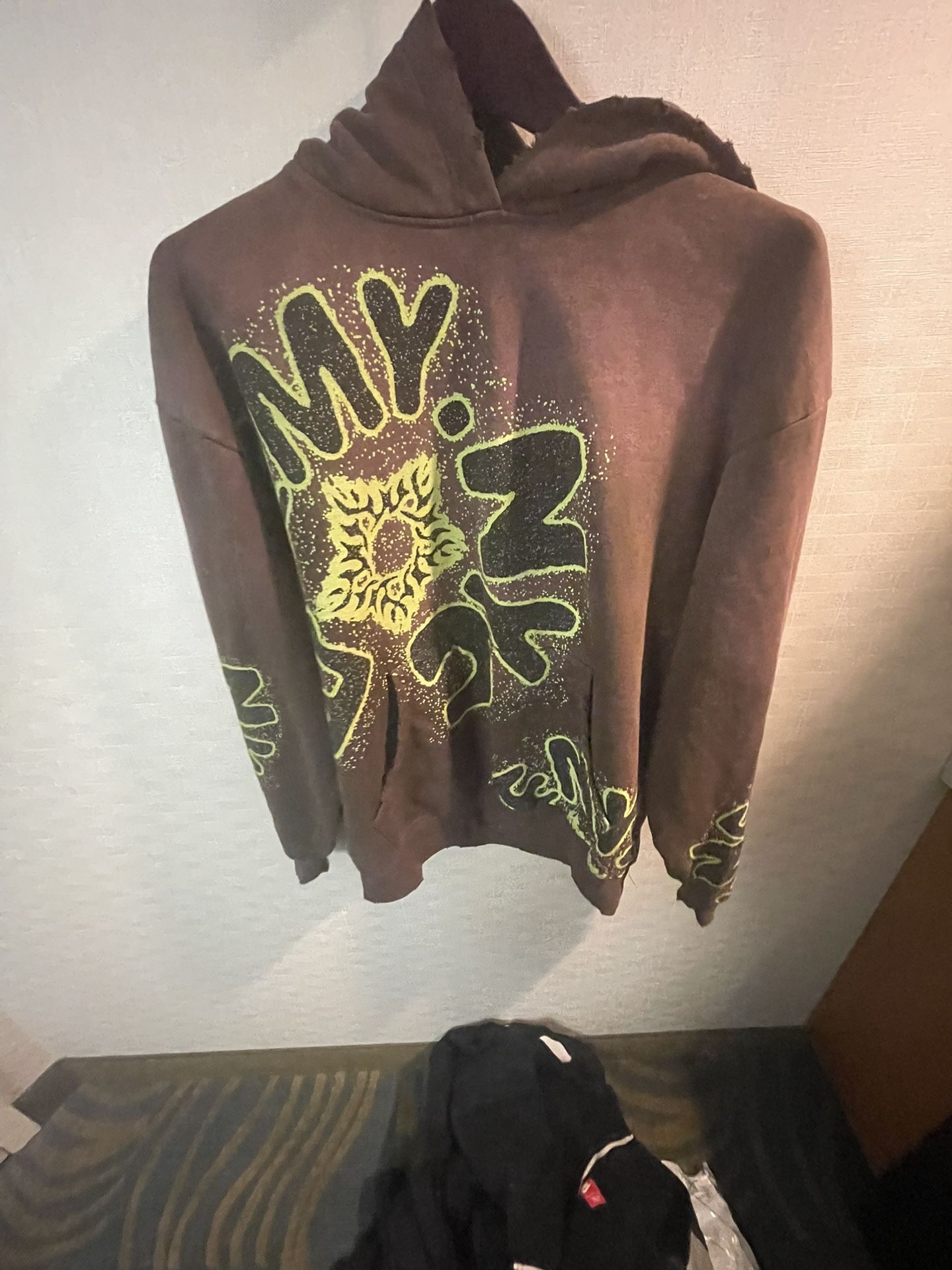 NYC Brown And Green Hoodie