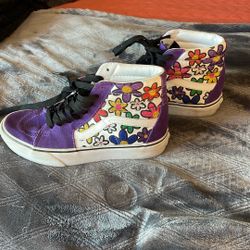 Vans Sk8 Hi Glitter Daisies 