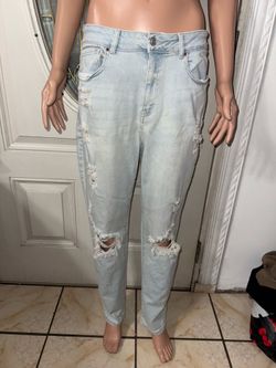Women’s Wax Jean Collection light wash high waist straight leg jeans size 9/29