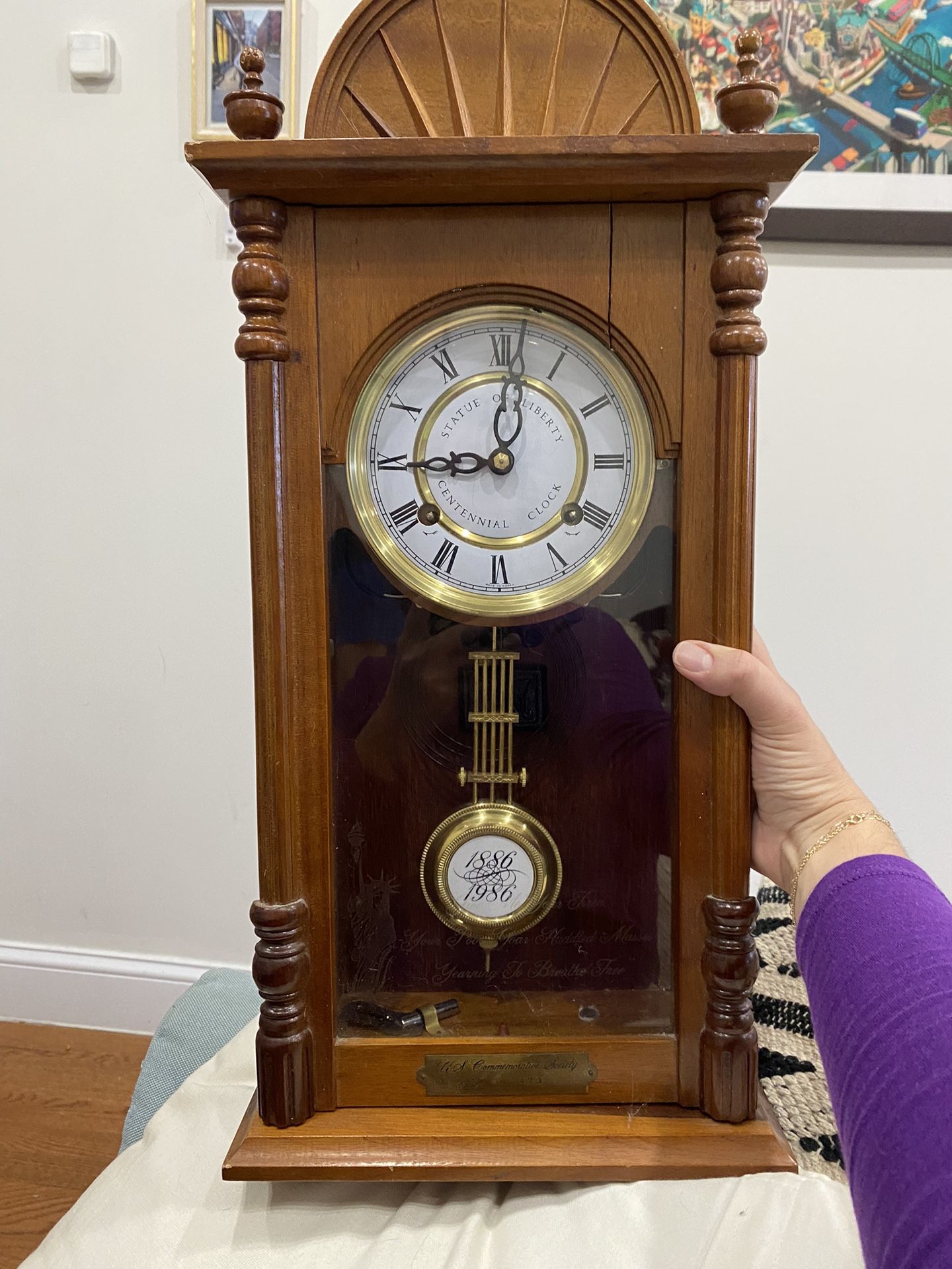 Statue of Liberty Centennial Clock