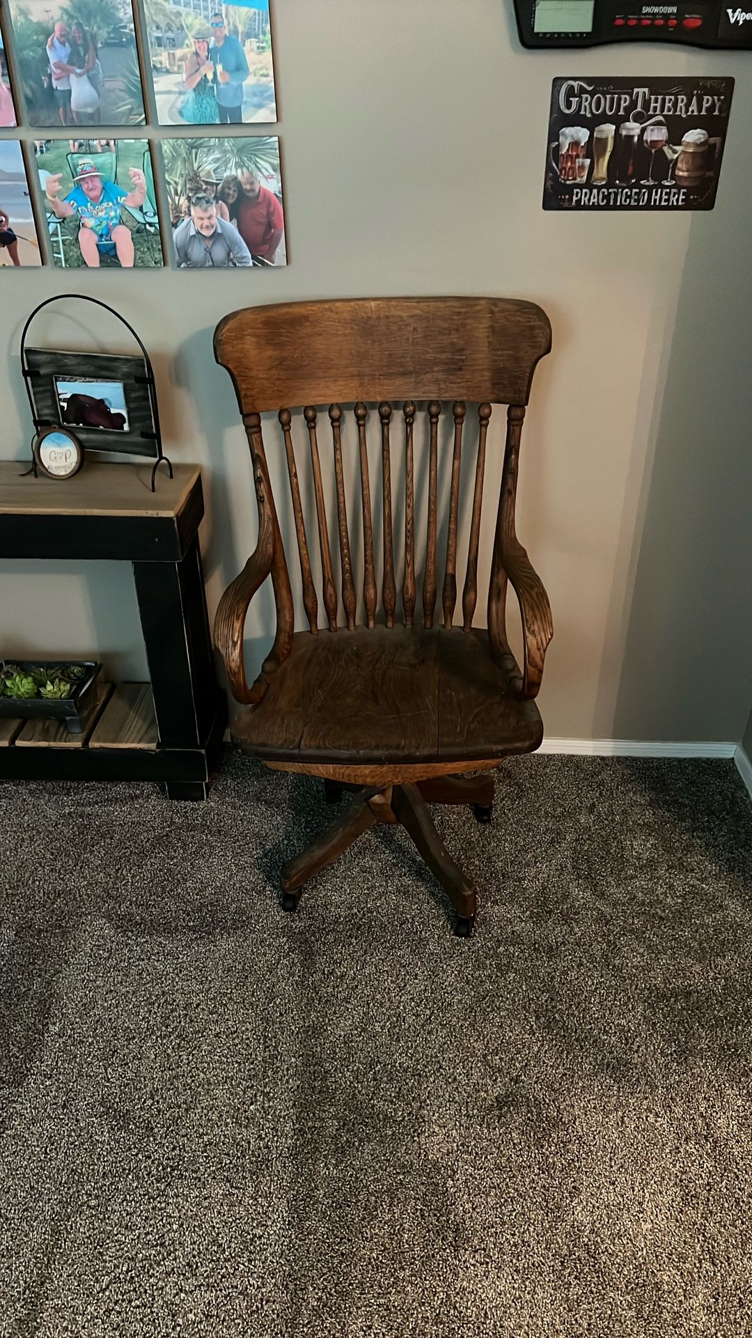 Antique Rolling Office chair