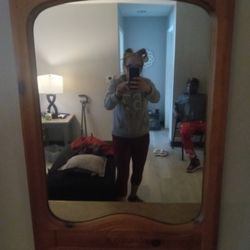 Pine Dresser With Reversible Mirror 