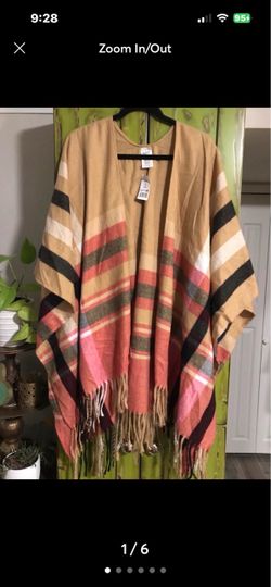 1X 2X 3X 4X Woolrich Cute Stylish Soft Plaid Sweater Warm Shaw Cover