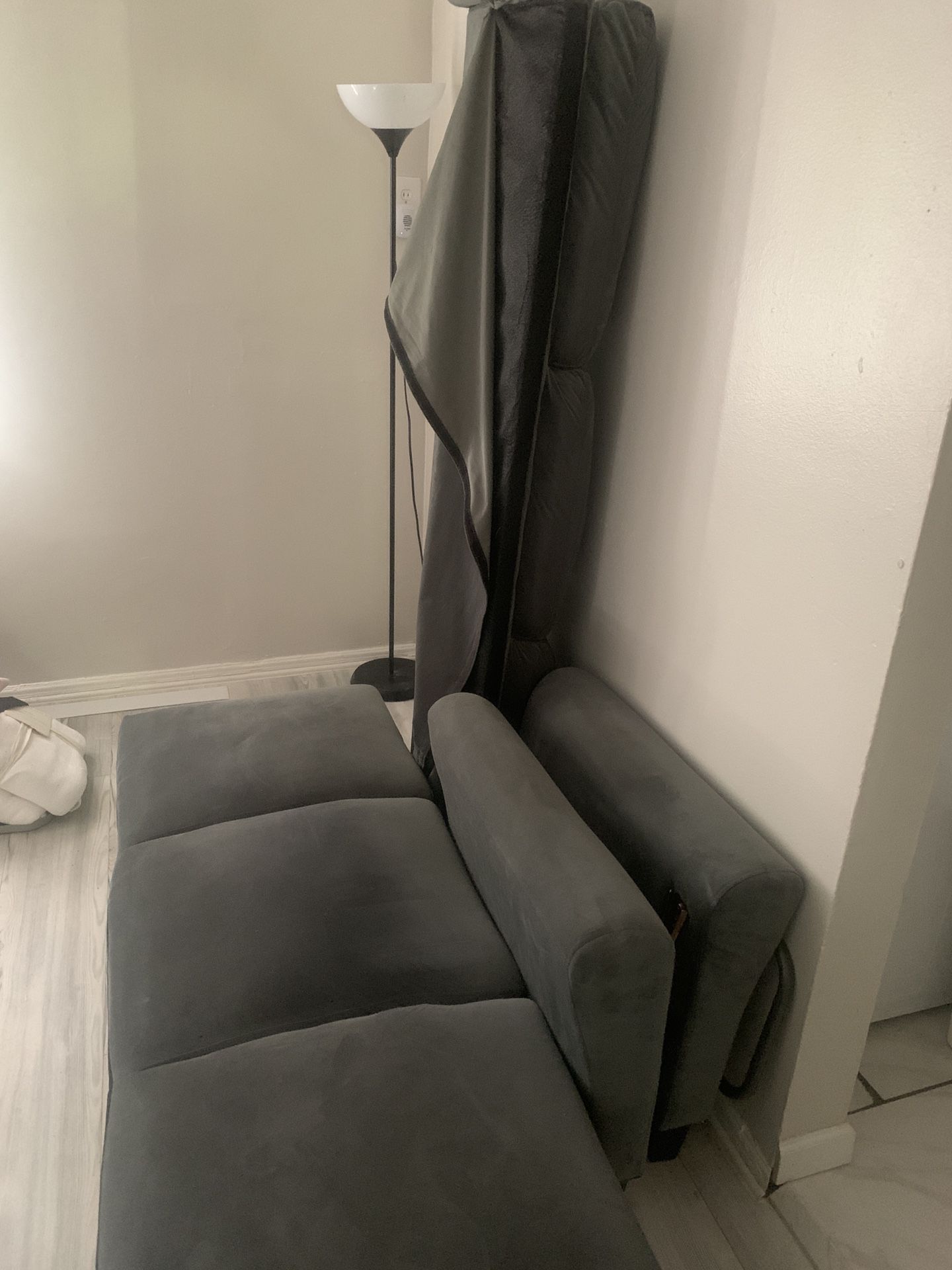 Dark Grey Three Seater Couch 