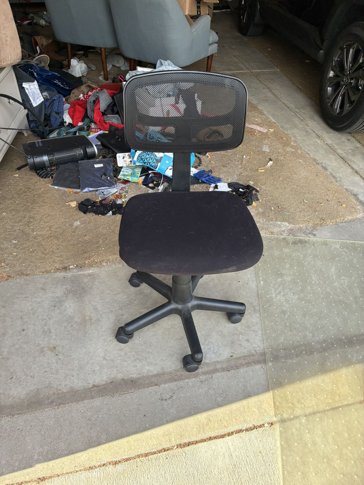 Office Chair And Floor Mat